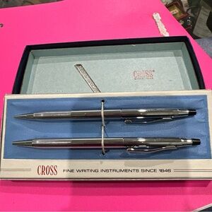 Cross Silver Pen Set
